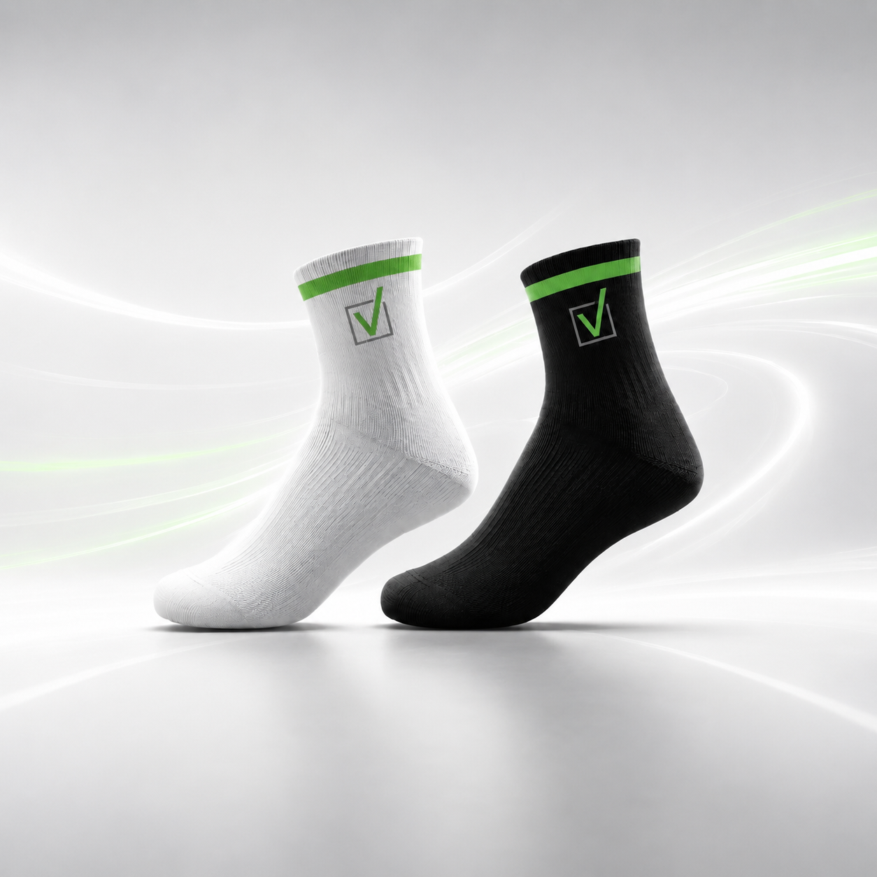 VKB Socken-Doppelpack (Black & White Edition)
