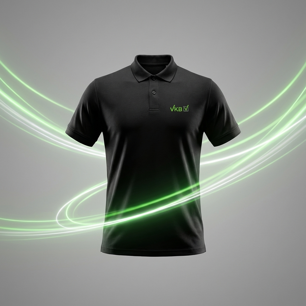 VKB Polo kurz in schwarz