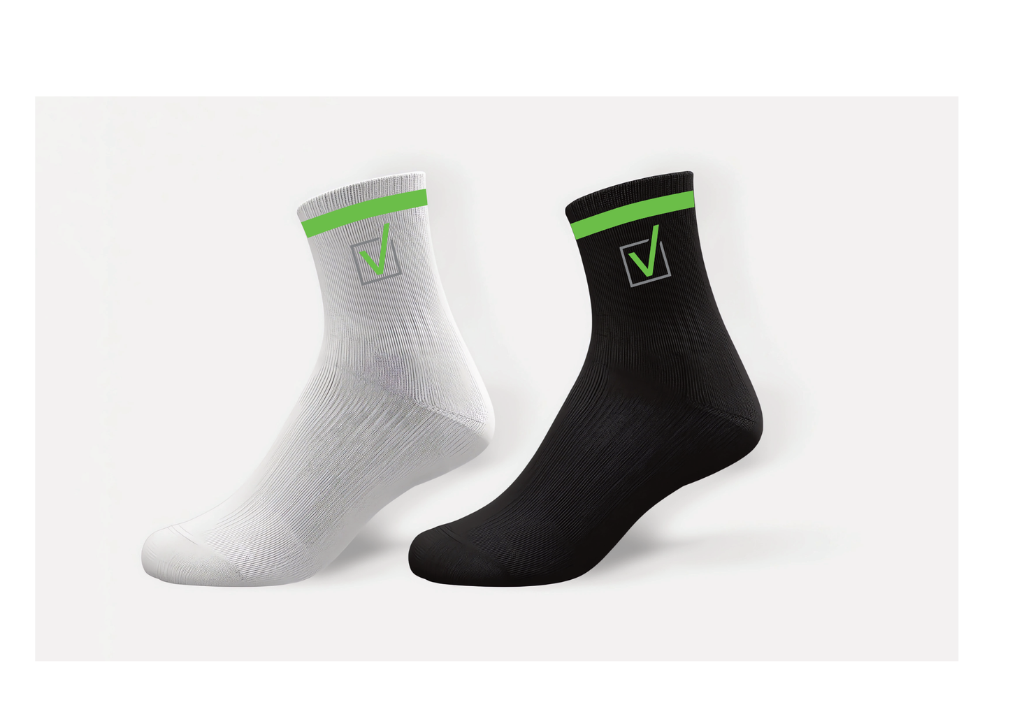 VKB Socken-Doppelpack (Black & White Edition)